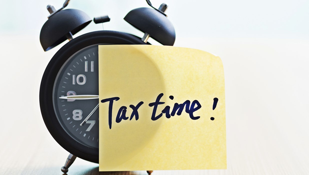 Tax time alarm clock