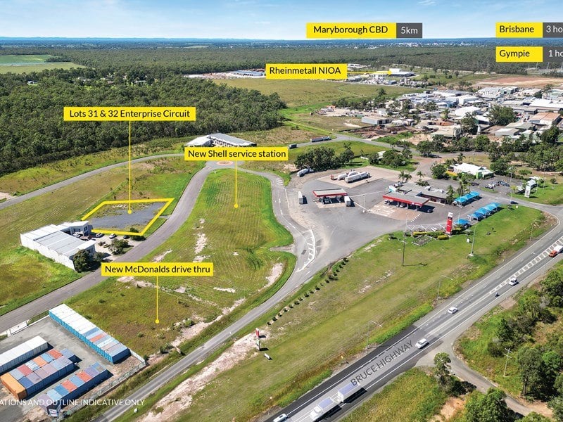 Lots 31 & 32 Enterprise Circuit, Maryborough West, QLD 4650 - Property 443440 - Image 1
